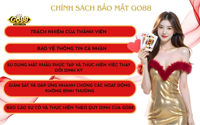 Chính sách bảo mật go88